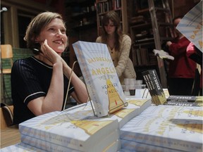 Writer Heather O'Neill talks at a book signing session during the launching of her new  book Daydreams of Angels Thursday, April 9, 2015 at Drawn and Quarterly bookstore.