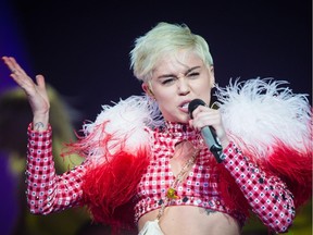 Miley Cyrus's fans will have to leave more than their inhibitions at the door for an upcoming concert.