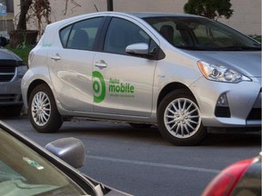 Part of the Auto Mobile fleet of cars is electric or hybrid.