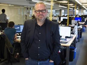 Alexandre Taillefer managing partner at XPND Capital, in the main work room on  Tuesday October 06, 2015.