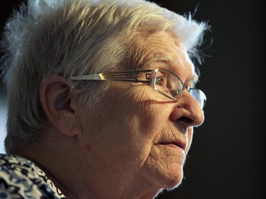 MONTREAL, QUE.: October 15, 2015 -- Agathe Moses in her Cote St-Paul home in a subsidized seniors apartment building in Montreal Thursday October 15, 2015. (John Mahoney / MONTREAL GAZETTE)