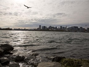 File photo: The St. Lawrence River looking onto Montreal's downtown core.
