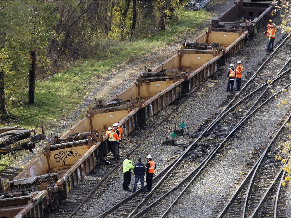 Gallery Freight train derailment Montreal Gazette