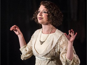 Gabi Epstein plays Fanny Brice, the lead role in Funny Girl, during a media call at the Segal Centre on Wednesday, Oct. 7, 2015.