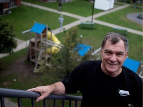 MONTREAL, QUE.: OCTOBER 7, 2015-- Robert Brunet poses for pictures at his home in Montreal on Wednesday October 7, 2015. Brunet works for Elections Canada, trying to get homeless people to vote. New election laws have eliminated vouching making it a little harder for the homeless to vote. (Allen McInnis / MONTREAL GAZETTE)
