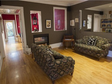 A view of a sitting room at the home of Diane Hébert. (John Kenney / MONTREAL GAZETTE)