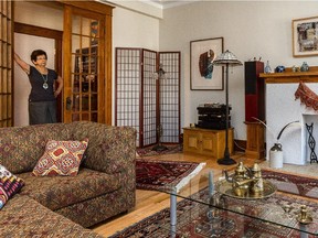 83-year-old Ophra Benazon downsized from a home to this Westmount apartment. (Dave Sidaway / MONTREAL GAZETTE)