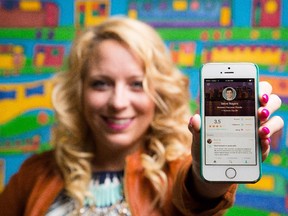 Julia Cordray, co-founder and chief executive of peeple, a new app being launched in November that will allow people to rate and make comments on other people online.