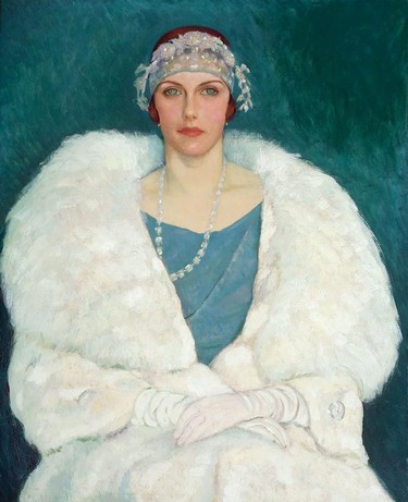 Miss Mary Macintosh,  1924 or earlier oil on canvas, by Randolph S. Hewton (1888-1960).