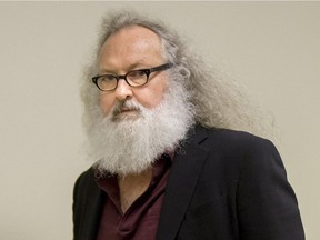 Actor Randy Quaid arrives at his Immigration and Refugee Board hearing in Montreal, Thursday, October 8, 2015 Quaid has been ordered released by the Immigration and Refugee Board but still faces being sent back to the United States next week.