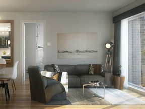 The Highlands LaSalle condos offer spacious living spaces with oversized windows offering an abundance of natural light