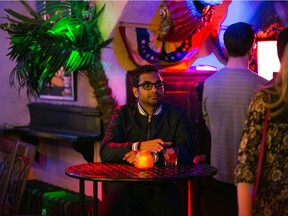 Aziz Ansari's character Dev is an angst-ridden New York City bachelor in the Netflix show Master of None.