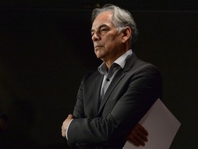 Ghislain Picard of the Assembly of First Nations takes part in a press conference on Parliament Hill in Ottawa on Monday, Oct. 20, 2014.