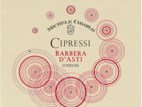Barbera d'Asti Superiore 2013, Cipressi, Michele Chiarlo. A classic meatball-spaghetti-sauce wine.