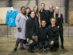 BRINGING ART TO LIFE Creator Rad Hourani,  centre, joins forces with an invaluable dream team to bring his recent exhibit Neutrality to life at Arsenal.