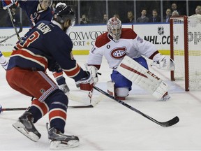 The Montreal Canadiens visit the N.Y. Rangers at Madison Square Garden in New York, Wednesday Nov. 25, 2015.