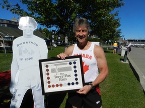 Eddy Nolan is a longtime participant in the Terry Fox Run.