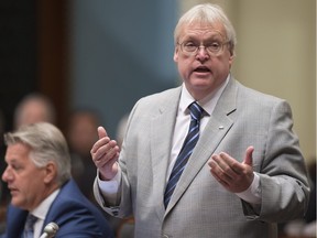 File photo: Quebec Health Minister Gaetan Barrette responds to  questions in the National Assembly on Sept, 24, 2015.