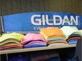 A Gildan Activewear Inc. display.
