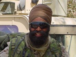 Harjit Sajjan during one of his tours in Afghanistan.