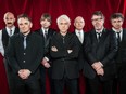 Meet the seven-headed King Crimson: Tony Levin, left, Gavin Harrison, Mel Collins, Bill Rieflin, Robert Fripp, Pat Mastelotto, Jakko Jakszyk.