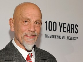 John Malkovich wrote and stars in the movie 100 Years, which will have its debut Nov. 18, 2115.