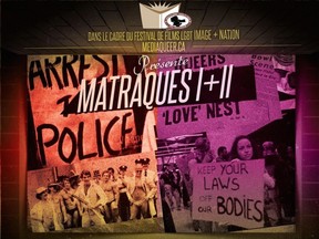 Image+Nation will screen the two-part series Matraques I and Matraques II (Nightsticks I and Nightsticks II) showcasing 18 documentary shorts and clips chronicling 50 years of LGBTQ film and video works about policing.