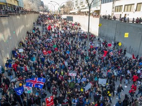It's unclear whether the ruling will affect Montreal's bylaw P-6, which among other things requires protesters to give police their itinerary beforehand.