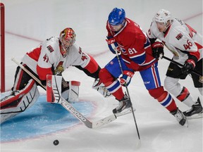 The Montreal Canadiens host the Ottawa Senators at the Bell Centre in Montreal, Tuesday Nov. 3, 2015.