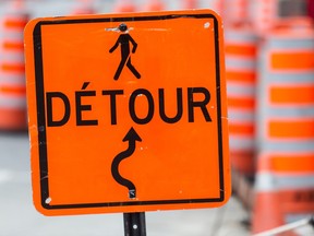 Crews are replacing underground infrastructure and improving lighting and traffic signals on de la Commune and nearby Nazareth, Duke, and William Sts., and under the Bonaventure Expressway.