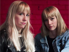 It’s kind of a dream situation “to find someone who’s grown up in exactly the same musical environment,” Chantal Ambridge, left, says of being in a band with her twin, Kathleen.