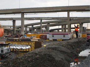 A view of the Turcot construction site in Montreal on Friday, Nov. 20, 2015. The project is expected to be finished in 2020.