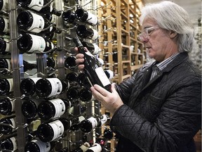 Daniel Richard in the  wine cellar at Univins, which represents about 225 producers from 20 countries.