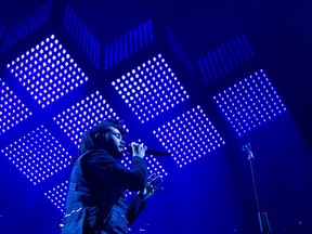 The Weeknd performs at the Bell Centre in Montreal Nov. 24, 2015.