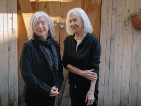 Anna, left, and Jane McGarrigle didn't want to turn Mountain City Girls into a straightforward musical biography. "There are all these ghosts in the family that we wanted to get in," says Anna.
