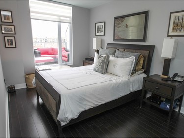 Another view of the master bedroom. (John Mahoney / MONTREAL GAZETTE)