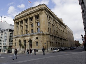 The municipal courthouse on Gosford St. in Montreal, Monday, September 17, 2014.