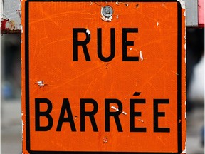 File photo: Montreal sign.