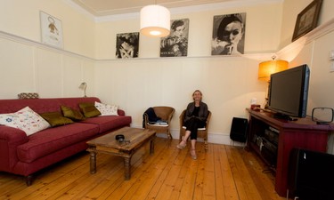 Annika Parance sits in her living room in Montreal on Wednesday September 23, 2015.  (Allen McInnis / MONTREAL GAZETTE)