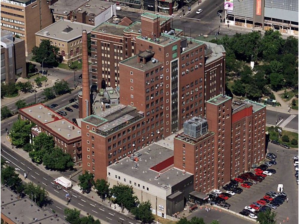 The Montreal Children's Hospital in July 2000.