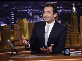 Jimmy Fallon has had three domestic accidents in four months.  In the last one, he cut himself Oct. 24 when he accidentally broke a bottle of Jägermeister.
