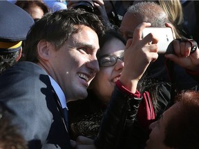 Prime Minister Justin Trudeau should keep taking selfies with everyone he meets and sharing them online, Josh Freed writes.