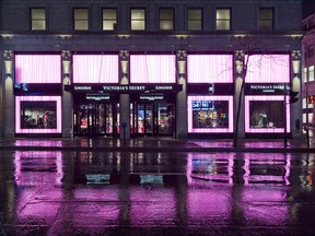Victoria's Secret's new store on Ste-Catherine St. W., in downtown Montreal.