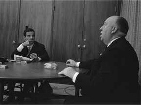 François Truffaut, left, and Alfred Hitchcock's celebrated 1962 summit is explored and expanded upon in Kent Jones's documentary. “What I wanted was to continue the dialogue between the two filmmakers by bringing in 10 more filmmakers," Jones says.