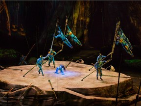 Each of Pandora's five tribes "has to show a different personality, tell a story and show individual movement,” says Tuan Le, Toruk's stage director.