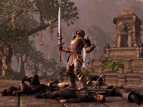 This photo provided by ZeniMax Online Studios shows a scene from the video game The Elder Scrolls Online.