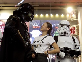 Darth Vader and Stormtroopers made an appearance in South Korea in September 2015.