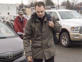 Guy Turcotte arrives at the courthouse as the jury deliberates for the fourth day Thursday, December 3, 2015 in Saint Jerome, Que. Turcotte is on trial for the murder of his two children.