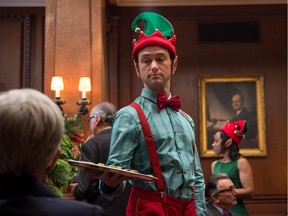 This photo provided by Columbia Pictures shows, Joseph Gordon-Levitt as Ethan in Columbia Pictures' "The Night Before." The movie opens in U.S. theaters on Nov. 20, 2015. (Sarah Shatz/Columbia Pictures via AP)