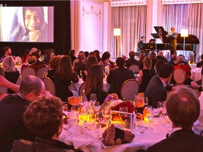 MAGICAL EVE A committed crowd enjoys a moving and musical eve at the recent UNICEF Gala in the Ritz-Carlton Montréal Oval Room.